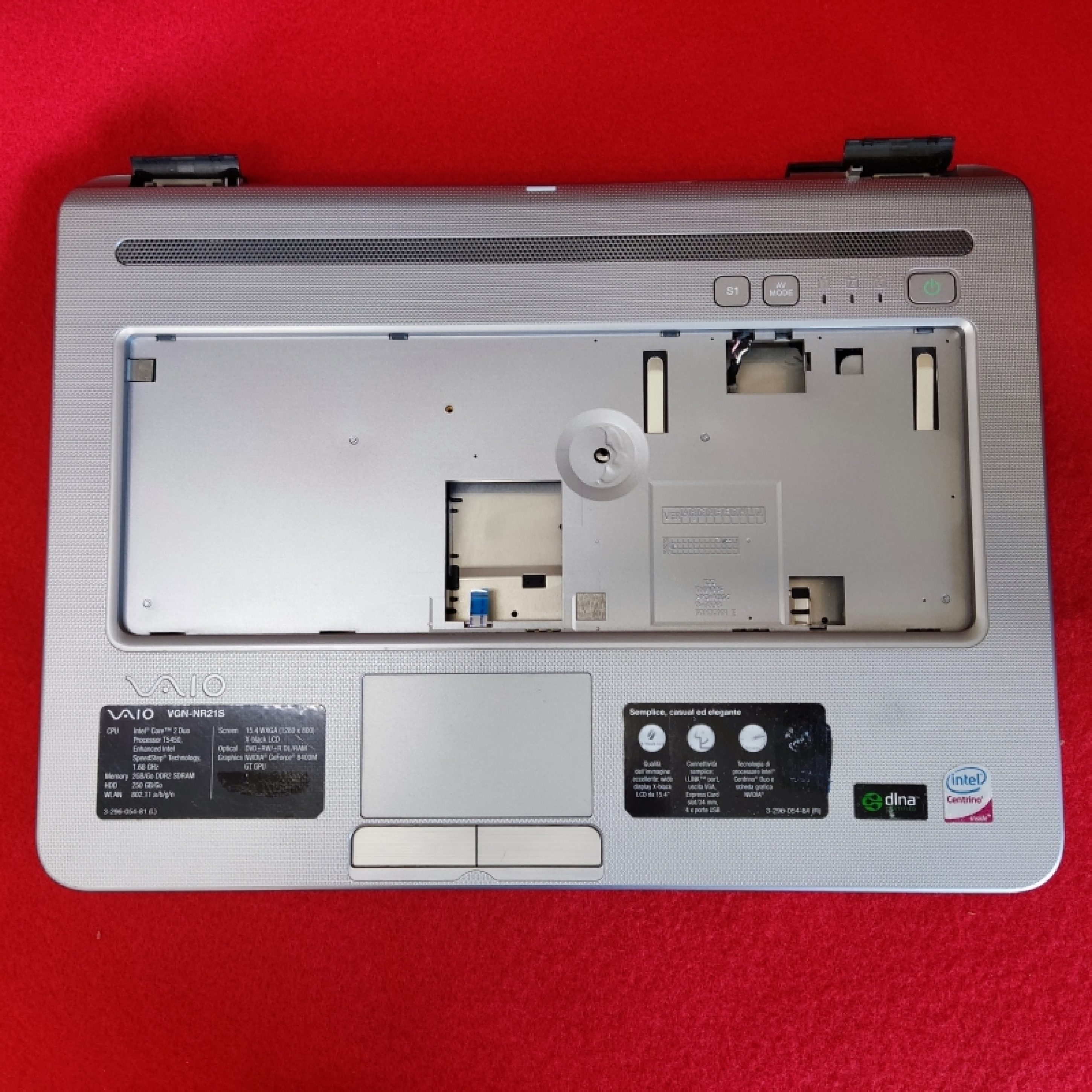 4 - SCOCCA COMPLETA SONY VAIO VGN-NR21S PCG-7121M CON TOUCHPAD