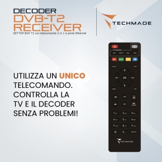 Decoder Digitale Terrestre DVB-T2 Techmade TM-GX1